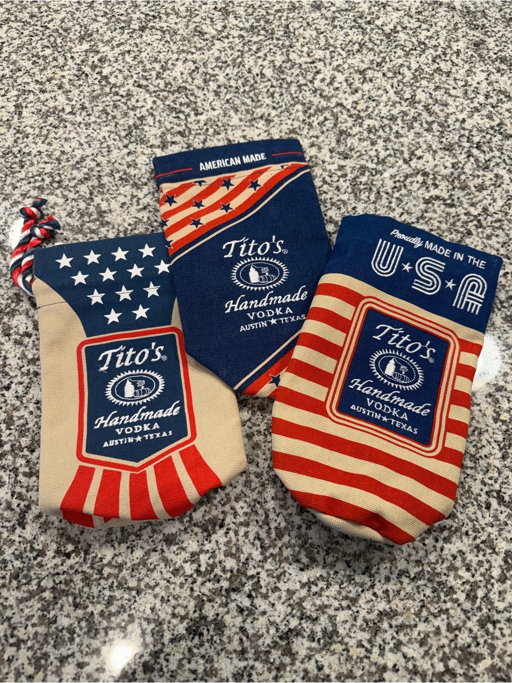 Patriotic Tito’s Vodka Bottle Bags